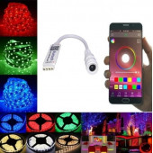 BLUETOOTH RGB ŞERİT LED KONTROL MODÜL CİHAZI TELEFON ÜZERİNNDEN KONTROL - 2