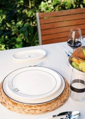 The Mia DLY001 Daily Tunes Pasta Tabağı 6 Lı Set - 19 cm - 1