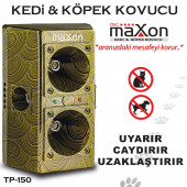 Maxon TP-150 Sabit Tip Ultrasonik Kedi Kovucu ve Köpek Kovucu Elektronik Cihaz,Uyarır ve Uzaklaştırır - 1