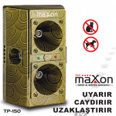 Maxon TP-150 Sabit Tip Ultrasonik Kedi Kovucu ve Köpek Kovucu Elektronik Cihaz,Uyarır ve Uzaklaştırır - 3
