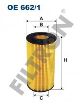 (FILTRONOE662/1)YAĞ FİLTRESİ FOCUS II 05=> MONDEO IV 07=> KUGA I 09=> SMAX 06=> 2.5 VOLVO S40 04=> V40 13=> - 1