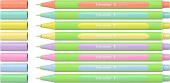 Schneider 191088 Fineliner Serisi 0,4 mm 8'li Paket Pastel Karışık Renk Set - 3