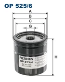 (FILTRONOP525/6)YAĞ FİLTRESİ ALCO - 1