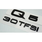 Audi Q5 30 TFSi Parlak Siyah ABS 3M 3D Bagaj Yazı Logo Orjinal Ürün thumbnail 2