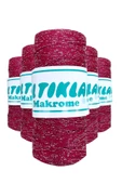 5 Adet Polyester Simli Makrome İpi SG-1845 - 1