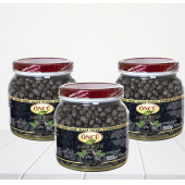 Öncü 1 kg Siyah Yağlı Zeytin XL-L(201-260) 3 adet - 1