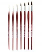 Karin By Da Vinci 8630 Yuvarlak Uçlu Sentetik Fırça No:12 thumbnail 4