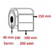 100X150 PVC ŞEFFAF ETİKET ( 200 lü ) - 1