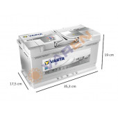 Varta Silver Dynamic G14 (A5) Start-Stop Agm 12 V 95 Ah 850Cca Akü - 2