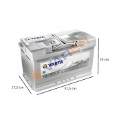Varta Silver Dynamic F21 Start-Stop AGM 12 V 80 Ah 800 CCA Akü - 2024 - 2