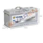 Varta Silver Dynamic I1 12 V 110 Ah 920Cca Akü - 2