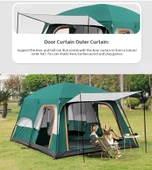 EFSANE KAMP - Medium Kamp Çadırı 1 Oda + 1 Salon - 10 Kişilik thumbnail 4