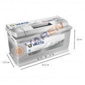 Varta Silver Dynamic H3 12 V 100 Ah Akü - 2