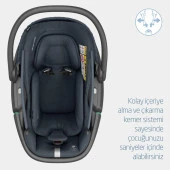 Maxi-Cosi Coral 360 Dönebilir Yatabilir İsofix Bazalı 2'si Bir Arada Ana Kucağı ve Oto Koltuğu Essential Green - 4