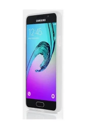 Samsung Galaxy A710F Galaxy A7 (2016)  Kılıf Mat Silikon - Beyaz- (OUTLET) thumbnail 4