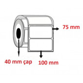 100X75 PVC ŞEFFAF ETİKET ( 500 lü ) - 1