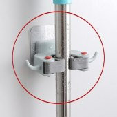 Çok Amaçlı Mop Fırça Askı Aparatı Paspas Süpürge Fırça Ve Mop Askısı Sap Tutucu Mutfak Banyo Askı - 2