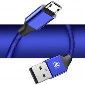 Baseus CAMYW-A13 Yiven Micro USB 1 Metre Şarj Kablosu Mavi thumbnail 4