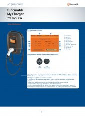 TUNÇMATİK My Charger 22 kW AC Araç Şarj İstasyonu ( Ev Tipi ) - 4