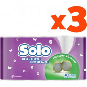 Solo Akıllı Çözümler 8'li Kağıt Havlu 3'lü Set - 1