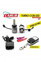 Xenon Led Turbo 12v Fanlı C.o.b H7 Kumandalı - 1