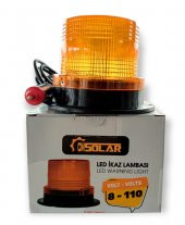 CMSOLAR MIKNATISLI LED ÇAKAR Tepe-İkaz Lambası 8 Volt - 110 Volt Arası - 2