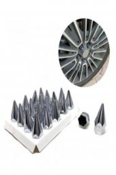 Sivri Mermi Bijon Kapağı Krom ve Sökme Aparatlı 19 mm - 1