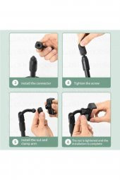 Masa Üstü Teleskopik Telefon Tutucu Ayarlanabilir Telefon Tutacağı Telefon Standı Şarj Standı - 7