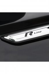 R Line Çamurluk Logosu 4prç Passat Golf Jetta - 3