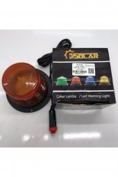 CM SOLAR Cmsolar Mıknatıslı Çakar Tepe Lambası Sarı 12v - 24v - 2