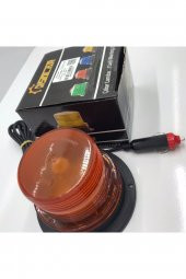 CM SOLAR Cmsolar Mıknatıslı Çakar Tepe Lambası Sarı 12v - 24v - 3