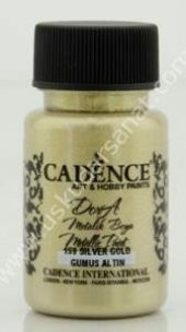 Cadence Dora Metalik Boya 50ml 159 Gümüş-Altın - 1