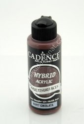 Cadence Hybrid Multisurfaces Akrilik Boya 120ml  H-017 ÇİKOLATA - 1