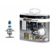 WOLFRAM 22144 NV AMPUL 12V H4 60/55 P43t NIGHT VISION 150 FAZLA 20 BEYAZ IŞIK - 1