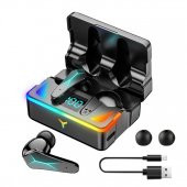 Sprange GM8 E-spor Oyun Çipli Dijital LED Ekranlı RGB Işıklı Range Bass Oyuncu Bluetooth Kulaklık - 7