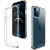 Iphone 12 Pro Premium Space Şeffaf Silikon Kılıf - 1