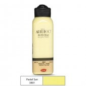 Artdeco Yeni Formül Akrilik Boya 140 ml 3801 Pastel Sarı - 1