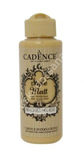 Cadence Style Matt Akrilik Boya 120ml 9006 Kum Beji Sand Beige - 1