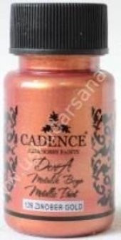 Cadence Dora Metalik Boya 50ml 128 Zinober Gold - 1