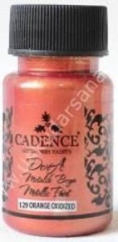 Cadence Dora Metalik Boya 50ml 129 Orange Oxidized - 1
