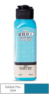 Artdeco Yeni Formül Akrilik Boya 140 ml 3044 Kelebek Mavi - 1