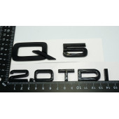Audi Q5 2.0 TDi Parlak Siyah ABS 3M 3D Bagaj Yazı Logo Orjinal Ürün - 3