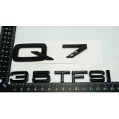 Audi Q7 35 TFSi Parlak Siyah ABS 3M 3D Bagaj Yazı Logo Orjinal Ürün - 3
