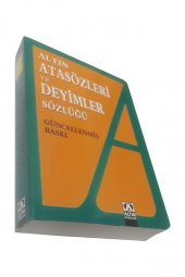 Atasözleri ve Deyimler Sözlüğü Tdk Uyumlu Karton Kapak İlk Orta Okul 381 Sayfa 1 Adet Altın Sözlük Atasözleri Deyimler - 1