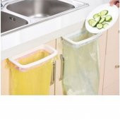 2 ADET Mutfak Banyo Tezgah Üstü Portatif Çöp Poşeti Tutma Dolap Kapağına Takılabilen Tutucu Aparat - 2