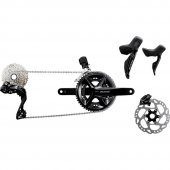 Shimano 105 Di2 R7150 50-34T 2x12 Hidrolik Disk Fren Bisiklet Grup Set - 1