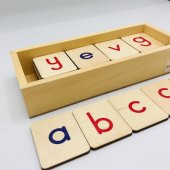Montessori Alfabe - Küçük Harfler ( Türkçe - İngilizce Harfler ) - 3