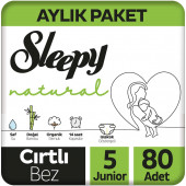 Sleepy Natural 5 Numara Junior 80'li Bebek Bezi - 1