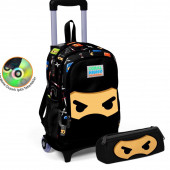 Coral High Kids Ninja Desenli Çekçek Çantalı 2'Li Set 23381 - 1