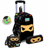 Coral High Kids Ninja Desenli Çekçek Çantalı 3'lü Set 23381 - 1